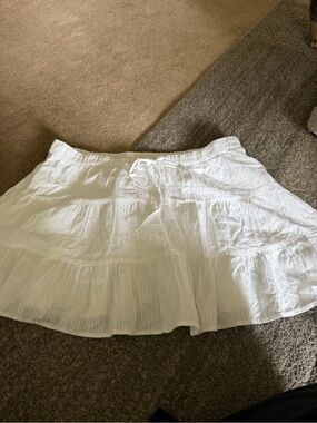 White Skirt with shorts H&M